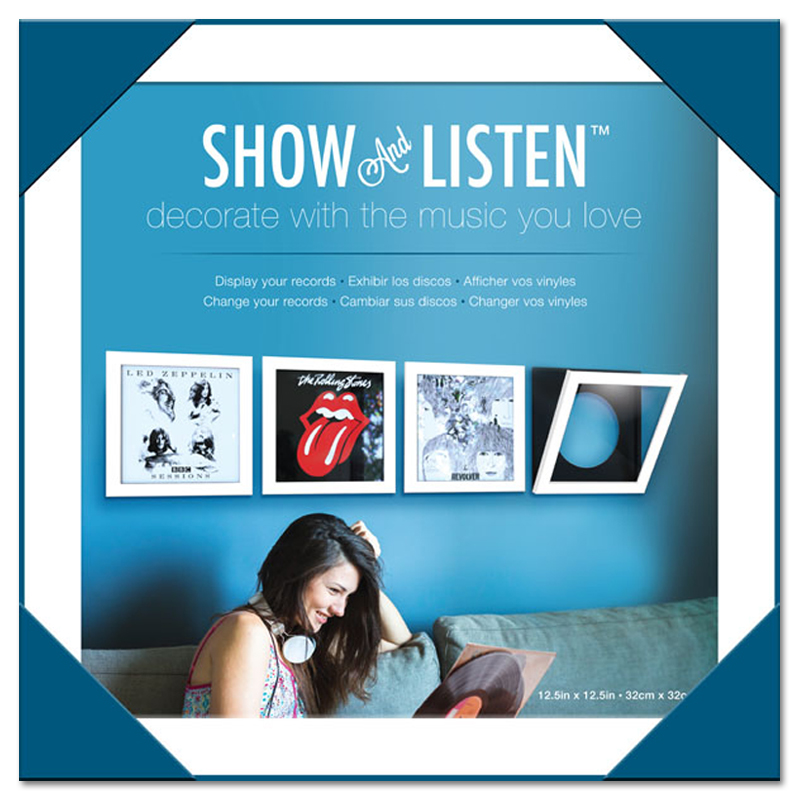 Snap Show & Listen Wissellijst voor 1 LP, kleur: wit