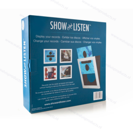 4-Pack - Snap Show & Listen Wissellijsten voor elk 1 LP, kleur: wit
