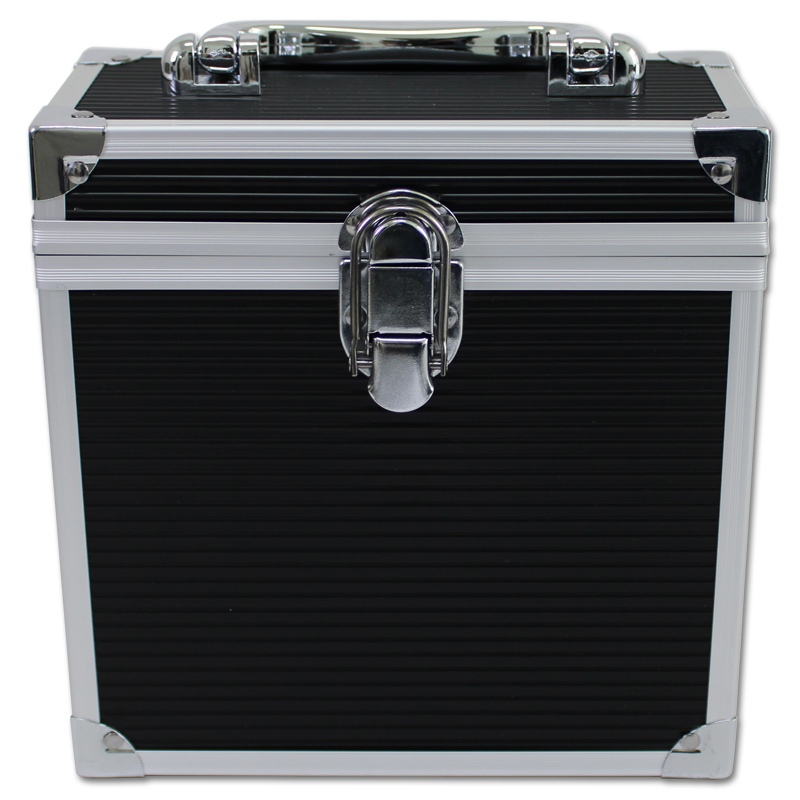 Walvis Products® 7" Vinyl Platenkoffer - voor ca. 35 Singles - kleur: zwart