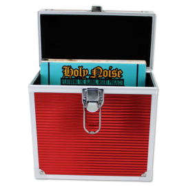 Walvis Products® 7" Vinyl Storage Case - capacity: approx. 35 units singles - red