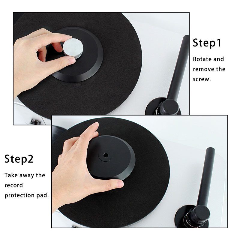 Automatic Record Cleaner - black