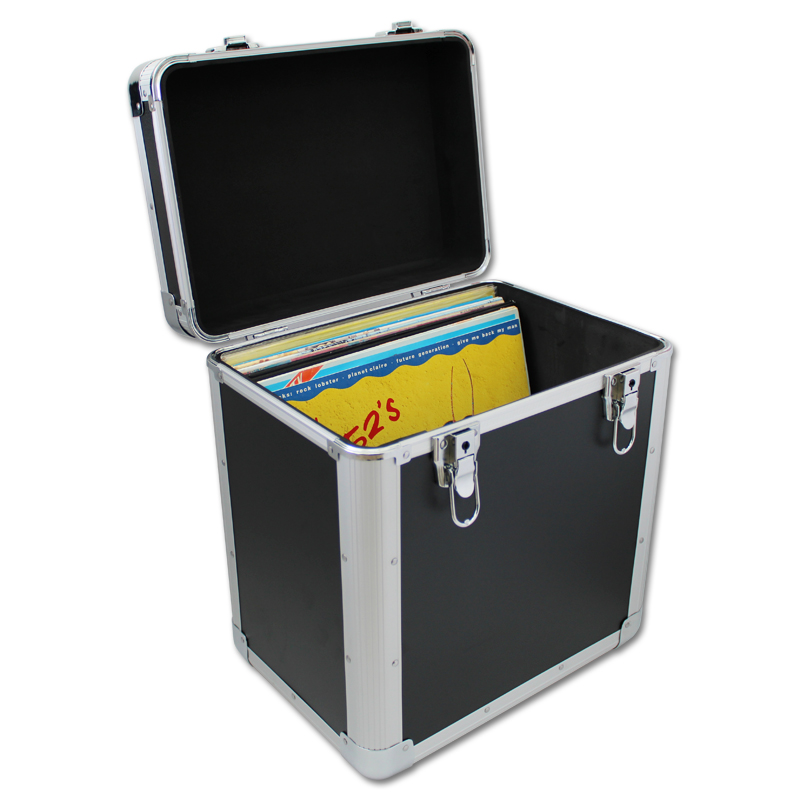 Walvis Products® Ultimate DJ LP Koffer - für ca. 60 Stück LPs - schwarz