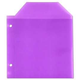 1 CD/DVD Binder Sleeve – Purple