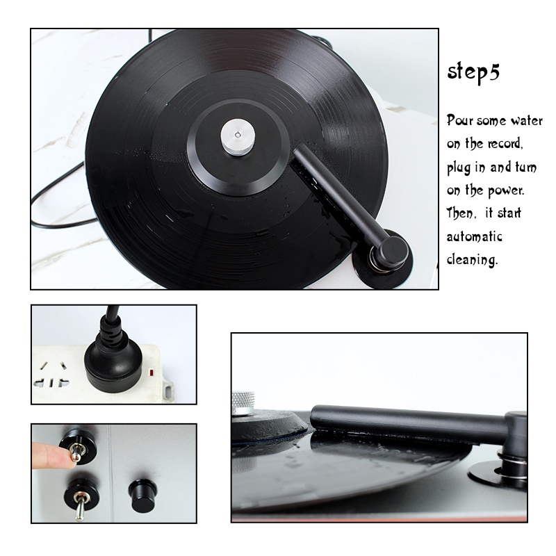 Schallplatten-reinigungsmaschine - Silber