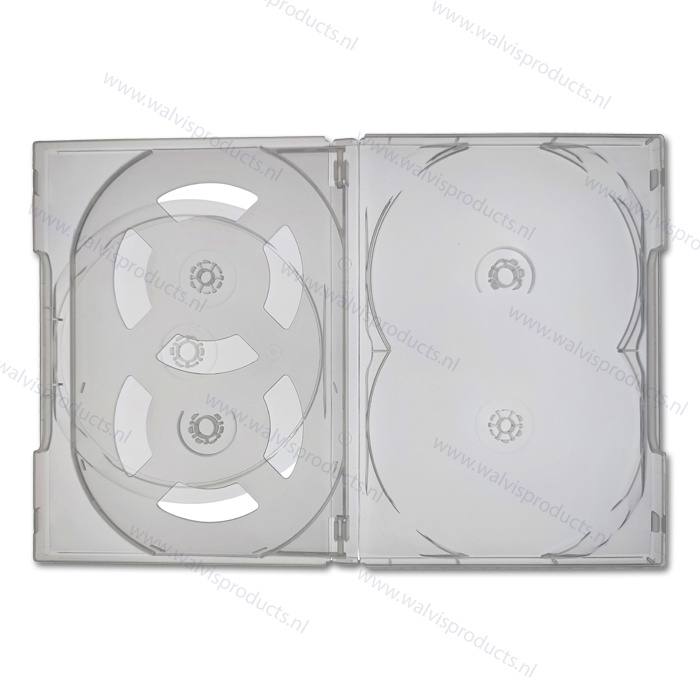 Scanavo 14 mm - 5-Disc Overlap™ 5-DVD box, colour: super clear