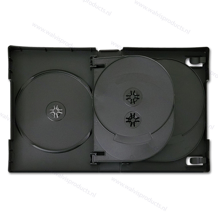 Multi-pack 33 mm 10-DVD box, colour: black