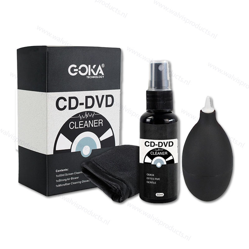 Goka CD | DVD | Blu-Ray Disc - 3 in 1 Cleaning Kit