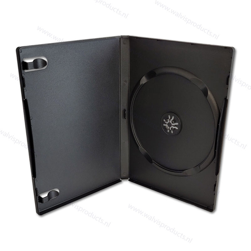 Standard 14 mm 1-DVD box, colour: black, premium budget quality