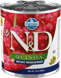 Farmina N&D Quinoa Blikvoeding Weight Management 285g