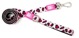 Max & Molly Short Leash - Leopard Pink