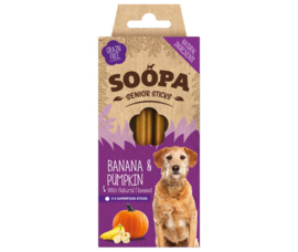 Soopa Dental Sticks Senior - Pompoen & Banaan