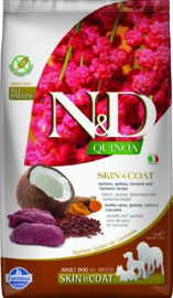 Farmina N&D Quinoa Skin & Coat Hert, Quinoa, Kokosnoot & Kurkuma Adult