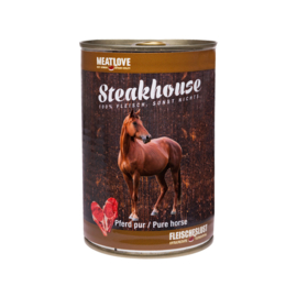 Steakhouse blik puur paard 400 gr