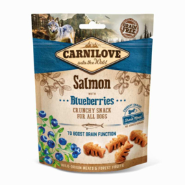 Carnilove Crunchy Snack - Salmon with Blueberries 200 gr