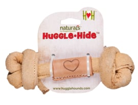 Hugglehounds Natural Leather Knotted Bone