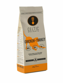Celtic Connection Chicken & Turkey treats 500 gr