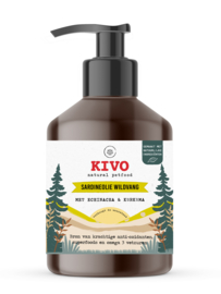 Kivo Sardineolie met Echinacea & Kurkuma 500 ml