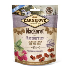 Carnilove Crunchy Snack - Mackerel with Rasberries 200 gr