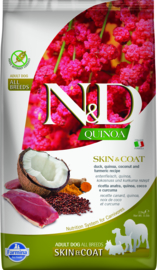 Farmina N&D Quinoa Skin & Coat Eend, Quinoa, Kokosnoot & Kurkuma Adult