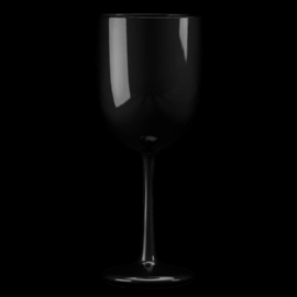 Wijnglas Kunststof wijnglazen Plastic glazen Zwart  48cl 6st