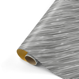 Rol inpakpapier | Gold striped