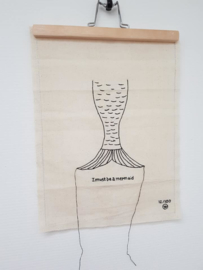 Stitched art Lemonwise | mermaid