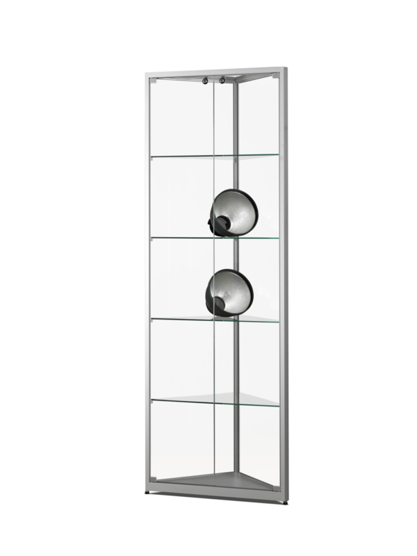 Corner Glass Display Cabinet Showcase Display Case Extra Glass