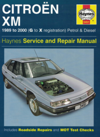 Citroën XM - 1989 to 2000 (G to X registration) Petrol & Diesel Service and Repair Manual