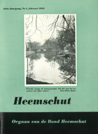 Heemschut - Orgaan van de Bond Heemschut, complete jaargangen 35 (1958), 36 (1959), 37 (1960) en 38 (1961)