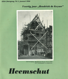 Heemschut - Orgaan van de Bond Heemschut, complete jaargangen 35 (1958), 36 (1959), 37 (1960) en 38 (1961)