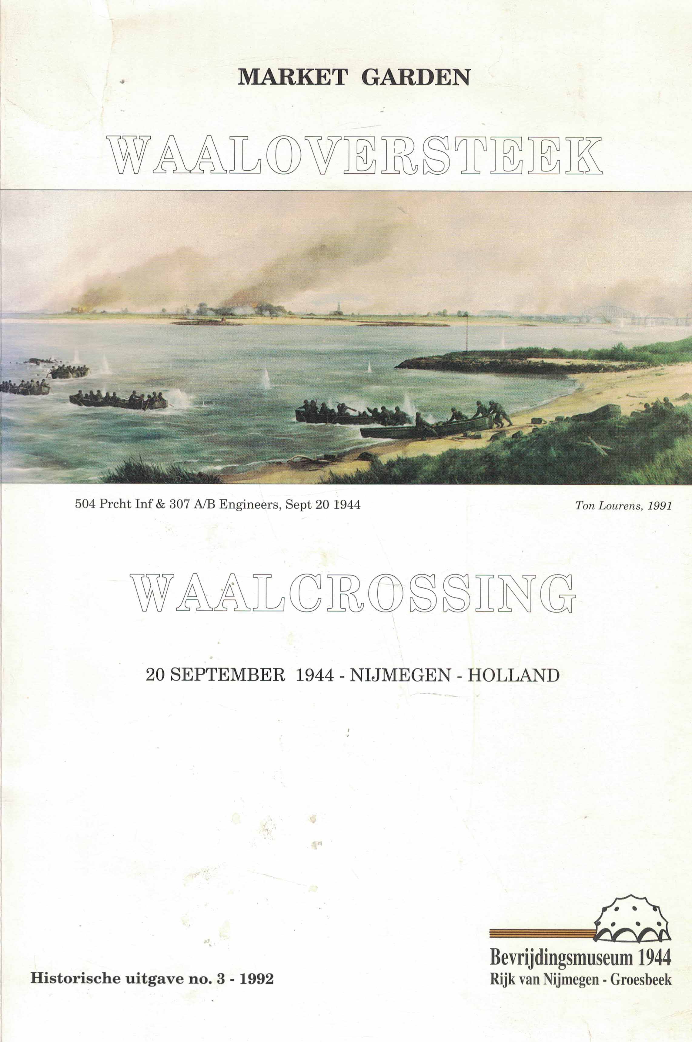 Market-Garden Waaloversteek - Waalcrossing 20 september 1944 - Nijmegen - Holland