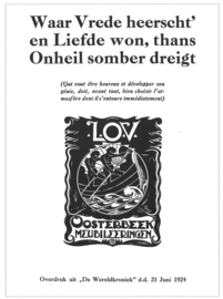 L.O.V - Labor Omnia Vincit -Een idealistische meubelfabriek 1910-1935