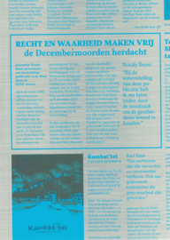 Recht en waarheid maken vrij - De Decembermoorden herdacht