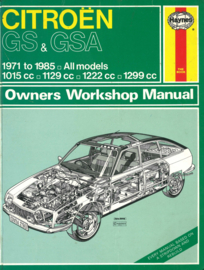 CITROEN GS&GSA Owners Workshop Manual - 1971 to 1985 All models