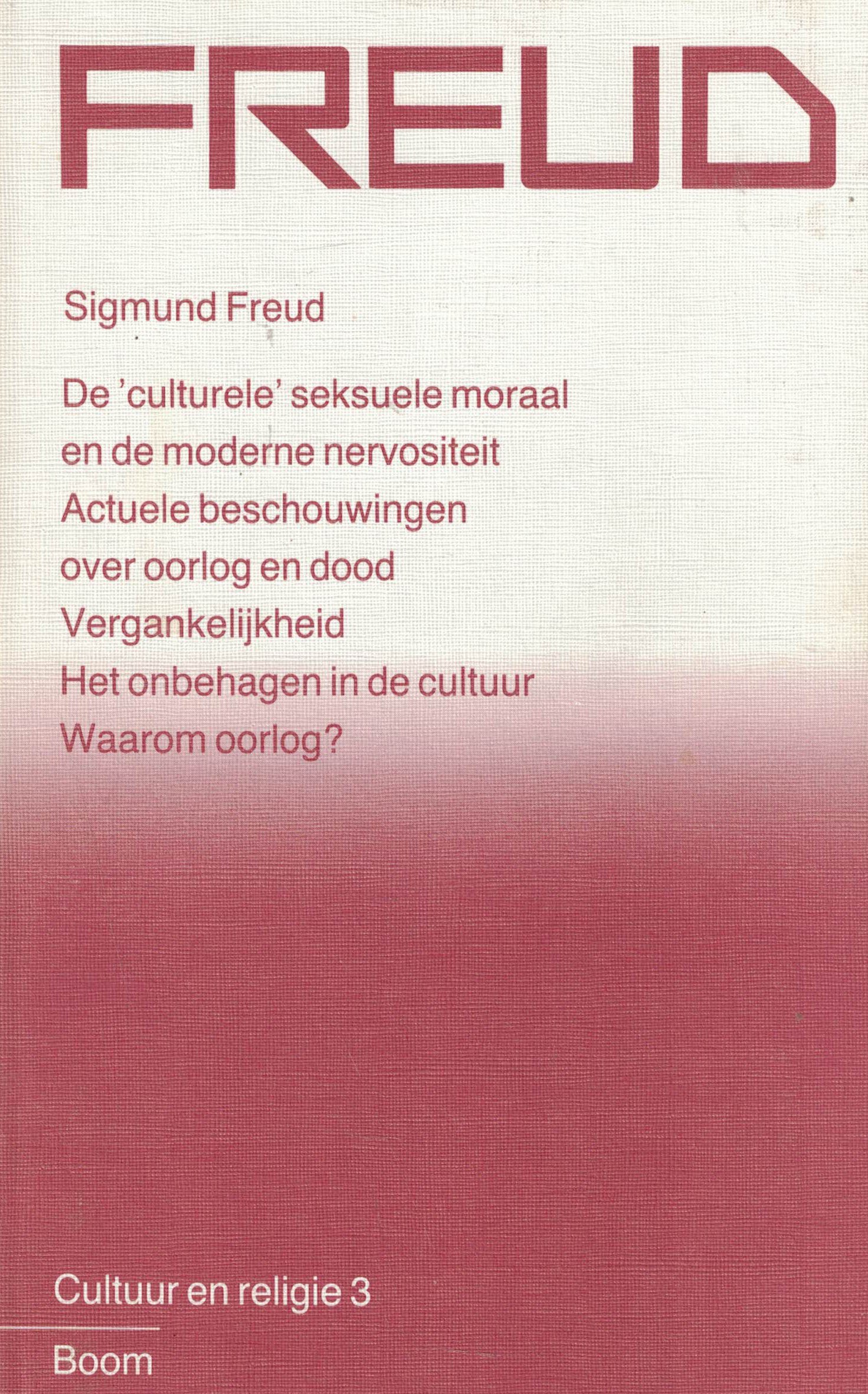 Freud Cultuur en Religie deel 3