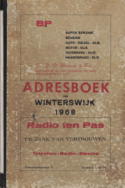 Adresboek van Winterswijk 1968 - Inclusief 2 plattegronden en de Huisnamenlijst van de Buurtschappen