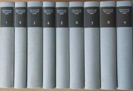 Bordewijk - Verzameld werk (deel 1 t/m 9, hardcover, geen omslagen)