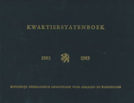 Kwartierstatenboek - Verzameling kwartierstaten bijeengebracht ter gelegenheid van de herdenking van het 100-jarig bestaan van het Koninklijk Nederlandsch Genootschap voor Geslacht- en Wapenkunde, 1883-1983