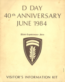 D-Day - 40th Anniversary June 1984 Visitor's Information Kit