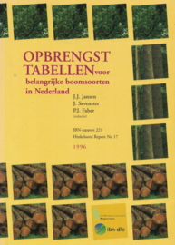 Opbrengst tabellen Nederland 2018 & Opbrengst tabellen voor belangrijke boomsoorten in Nederland, 1996