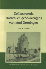 Geïllustreerde straten- en gebouwengids van stad Groningen