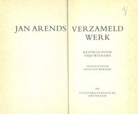 Jan Arends verzameld werk