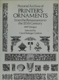 Pictorial Archive of PRINTER'S ORNAMENTS from the Renaissance tot the 20th Century