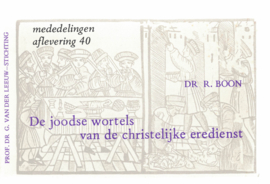 De joodse wortels van de christelijke eredienst