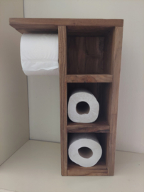 Houten toiletrolhouder