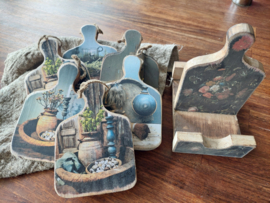 Houten onderzetters met print
