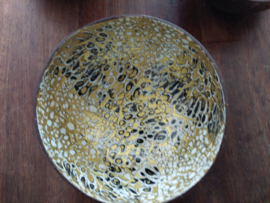 Coconut bowl goudkleurig