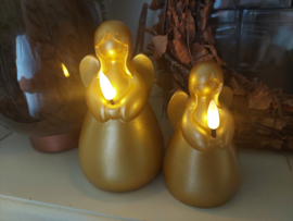 Led engel goudkleurig klein