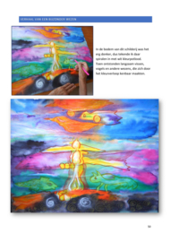 ECOLINE kleurvlekken tot leven brengen - werkboek - Lisa Borstlap - 62 blz. full colour
