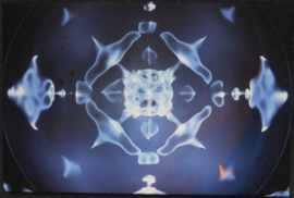 Muladhara- cymatic foto 16 Hz 40 x 60 cm